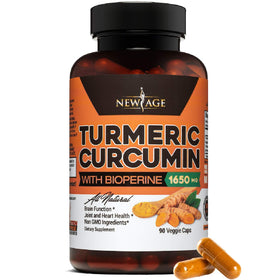 NEW AGE Curcuma Curcumin 90 gélules vue avant