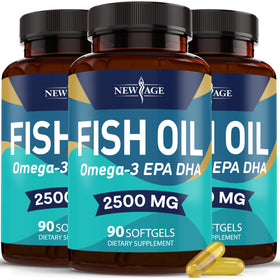 NEW AGE Huile de Poisson Omega 3 270 Gélules vue de face
