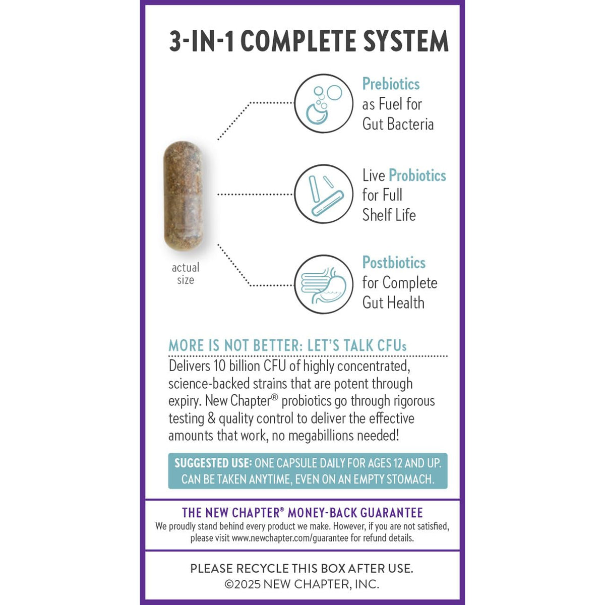 New Chapter All-Flora Complément Alimentaire 30 Capsules avec accessoires
