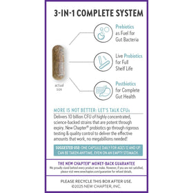 New Chapter All-Flora Complément Alimentaire 30 Capsules avec accessoires