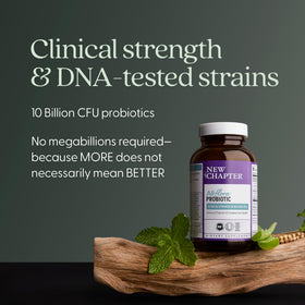 New Chapter All-Flora Complément Alimentaire Probiotique 60 Capsules avec étiquette
