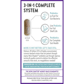 New Chapter All-Flora Complément Alimentaire Probiotique 60 Capsules en utilisation