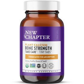 New Chapter Calcium Végétal Bio 120 Mini Comprimés, vue avant