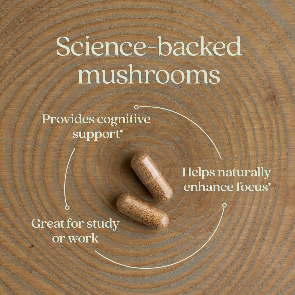 New Chapter Champignon Mind Force, vue arrière de l'emballage