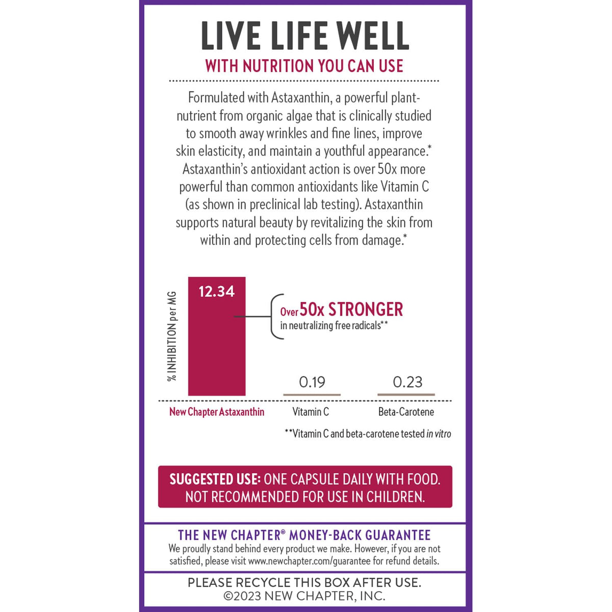 New Chapter Complément Alimentaire Biotine Végétalienne 60 Capsules, format de capsule