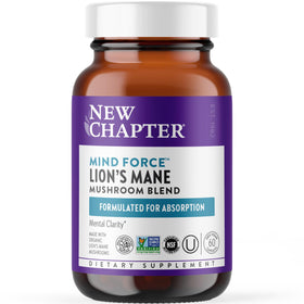 New Chapter Complément Alimentaire Champignon Mind Force 60 Capsules, vue de face
