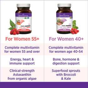 New Chapter Complément Alimentaire Femmes 50+ avec des légumes biologiques