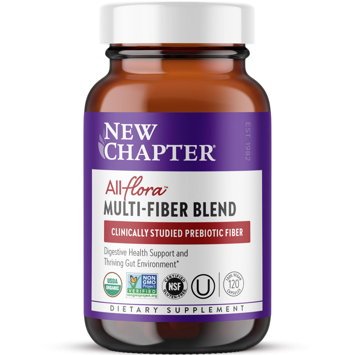 New Chapter Complément Alimentaire Multi-Fibres 120 Comprimés - vue avant