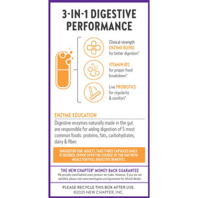 New Chapter Complément Alimentaire Probiotiques 90 capsules en gros plan
