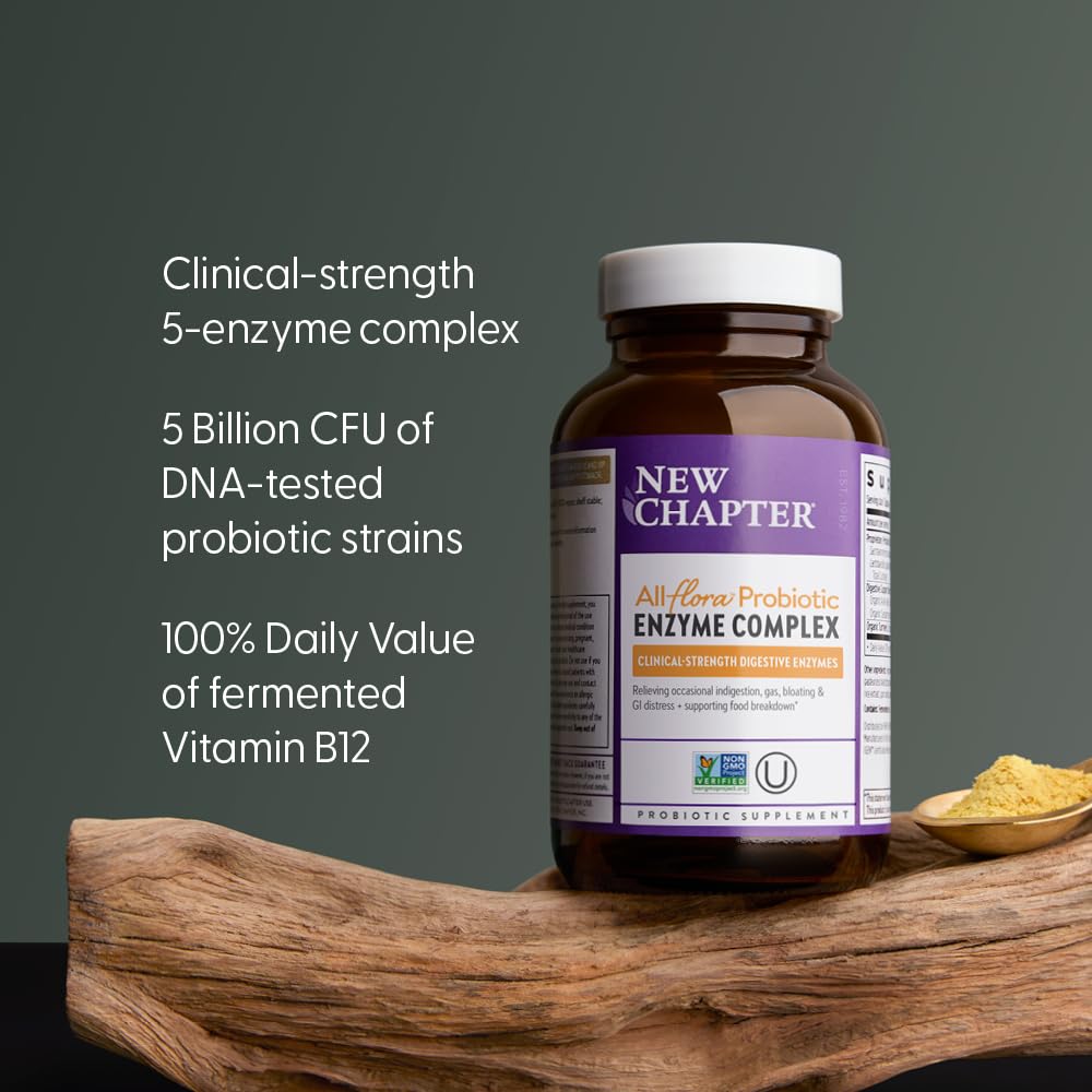 New Chapter Complément Alimentaire Probiotiques 90 capsules sur une table