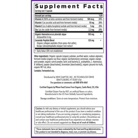New Chapter Complément Alimentaire Renouvellement de Peau 30 Capsules détails des capsules