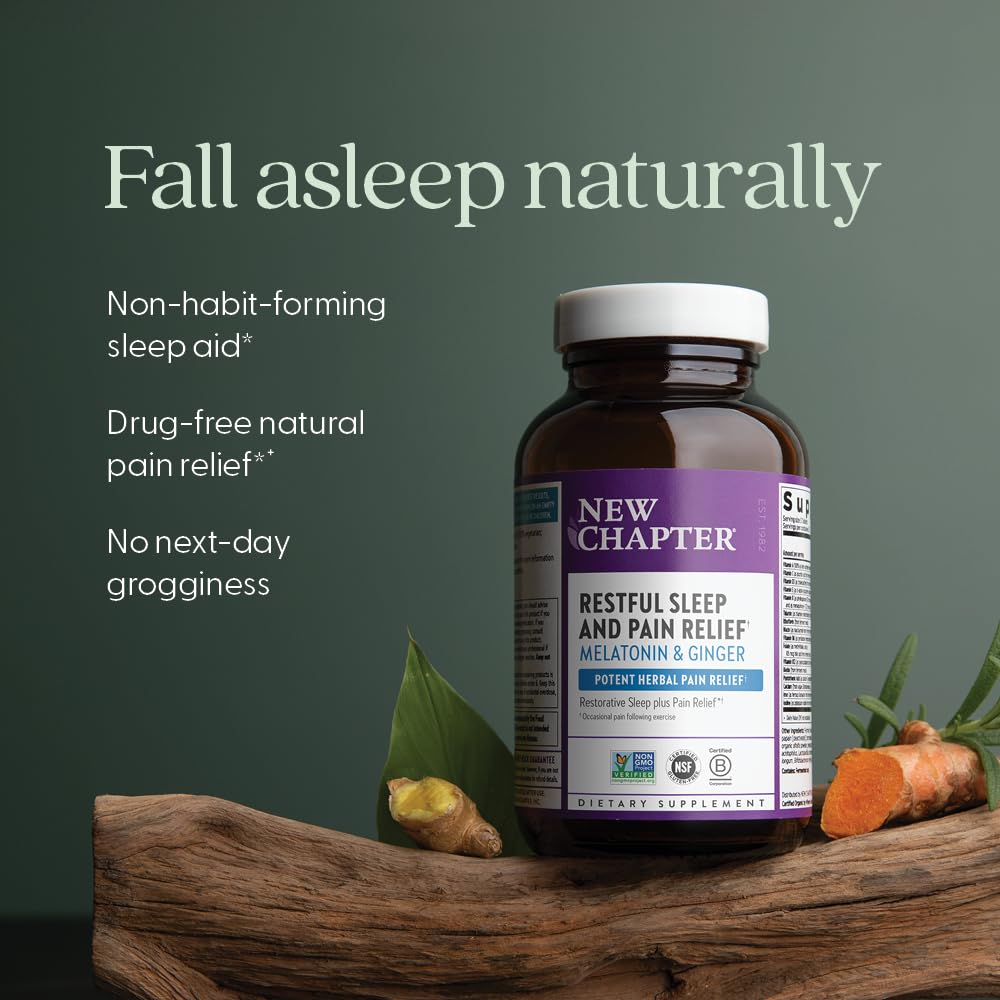 New Chapter Complément Alimentaire Sommeil 30 Capsules - ingrédients