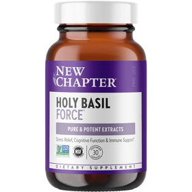 New Chapter Holy Basil Force 30 capsules - vue de face