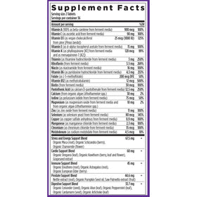 New Chapter Multivitamine Avancée pour Hommes, ingrédients naturels