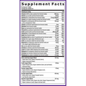 New Chapter Multivitamine Avancée pour Hommes, vue latérale