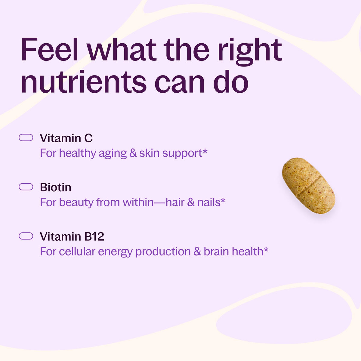 New Chapter Multivitamine Femme 40+ comprimés dans une main