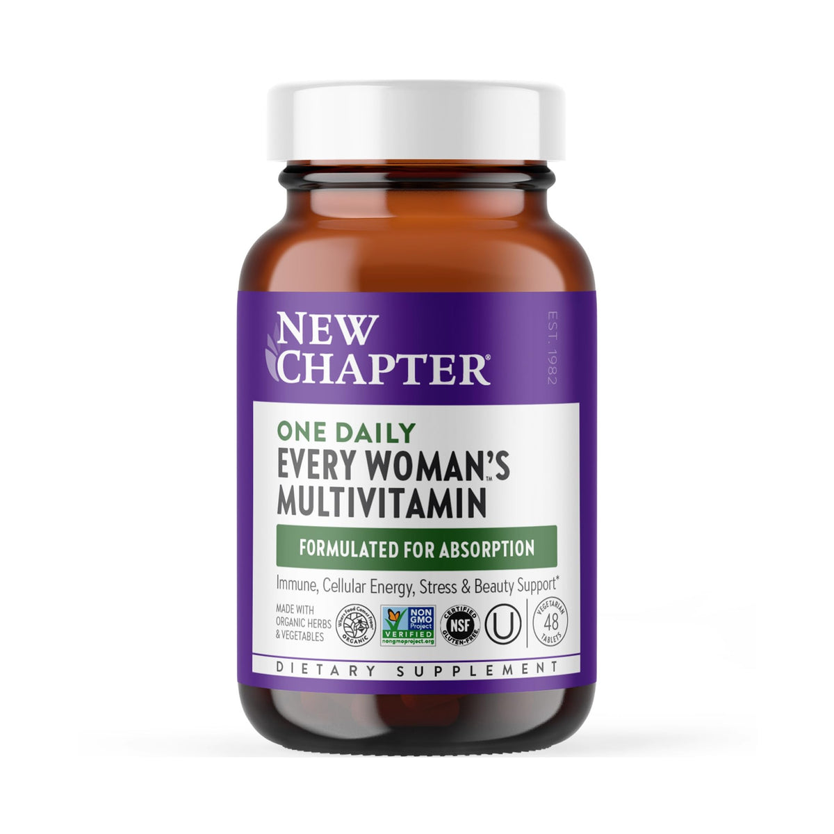 New Chapter Multivitamine Femme 48 comprimés vue de face