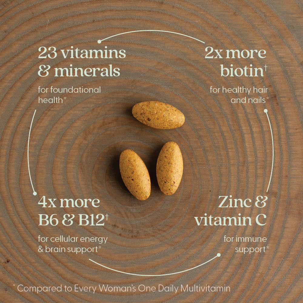 New Chapter Multivitamines Femmes 40+ comprimés sur une table