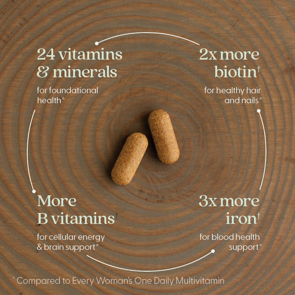 New Chapter Multivitamines pour Femmes 120 Comprimés avec herbes