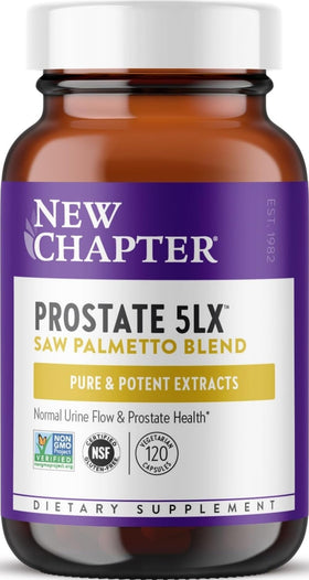 New Chapter Prostate 5LX 120 capsules vue de face