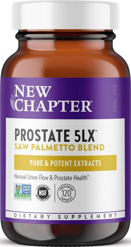 New Chapter Prostate 5LX 120 capsules vue de face