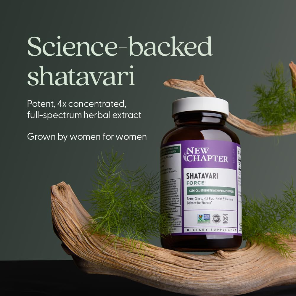 New Chapter Shatavari complément alimentaire 30 capsules vue de côté