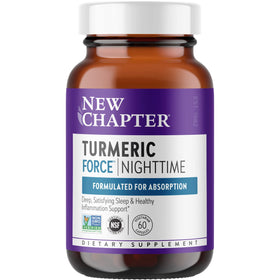 New Chapter Turmeric Force Nuit 60 capsules vue avant