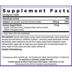 New Chapter Vitamine C Fermentée, ingrédients principaux