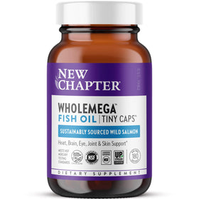 New Chapter Wholemega 180 capsules de saumon sauvage d'Alaska