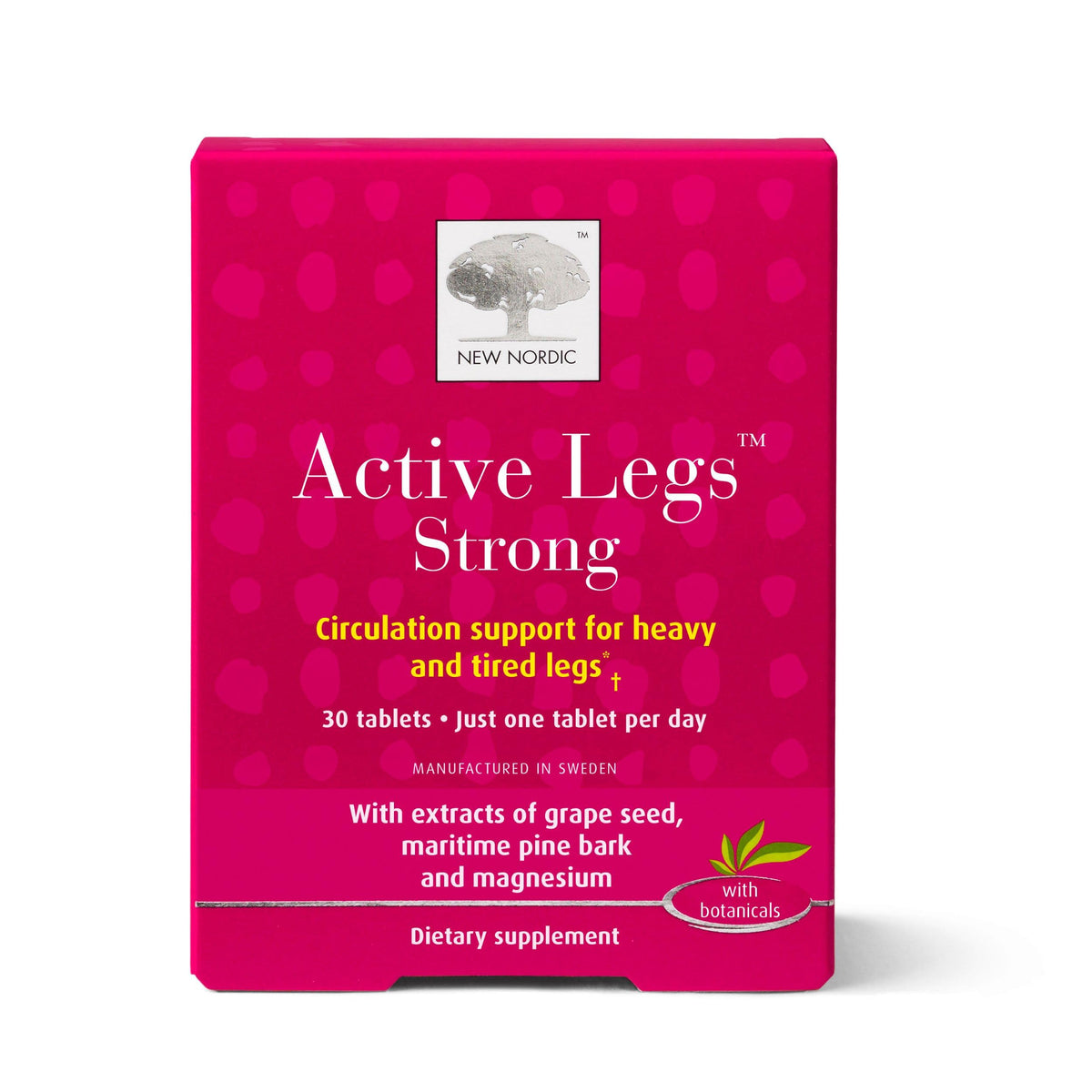 NEW NORDIC Active Legs 30 comprimés vue avant