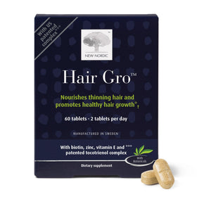 NEW NORDIC Cheveux GRO 60 comprimés vue avant