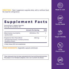 NewRhythm Akkermansia Muciniphila with fresh fruits