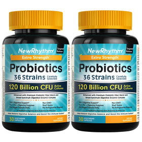 NewRhythm Probiotiques 120 Milliards CFU, vue de face