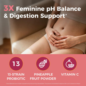 NewRhythm Probiotiques Vaginales avec étiquette visible