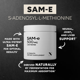 Newt SAM-e 500mg comprimés entériques vue latérale