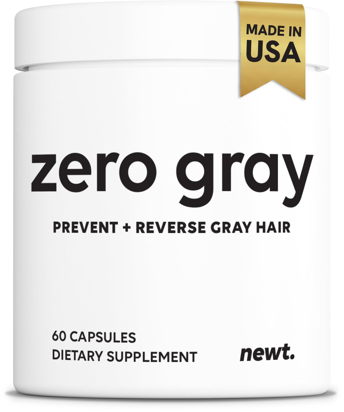 Newt ZERO GRAY™ boîte de 60 capsules vue de face