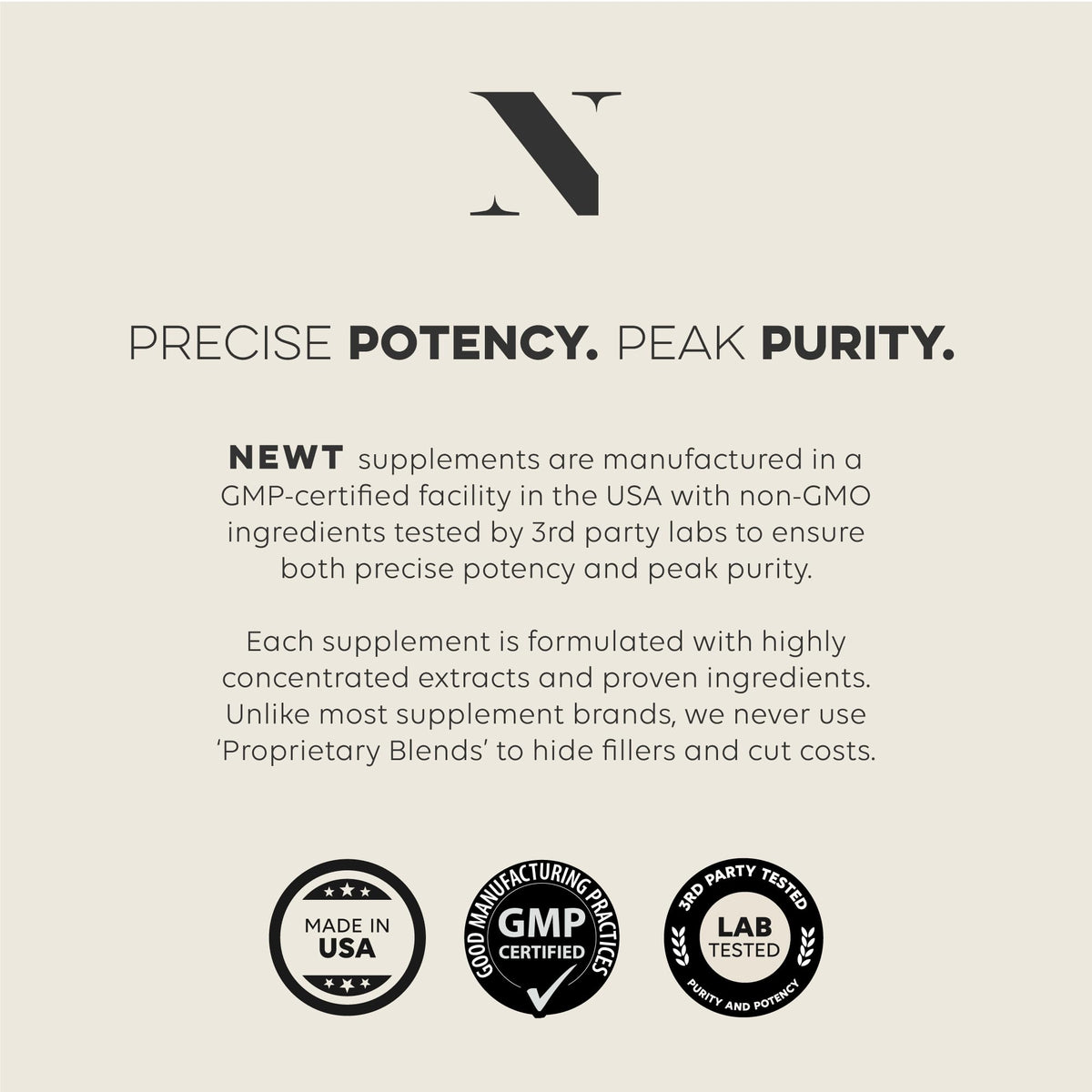 Newt ZERO GRAY™ capsules à côté d'un carnet de notes