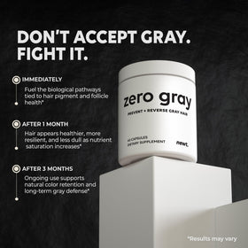 Newt ZERO GRAY™ capsules sur une table