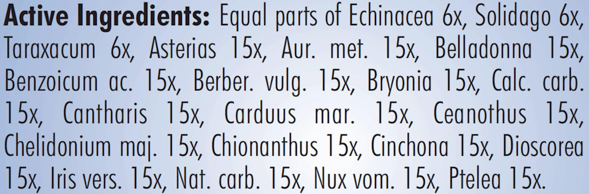 Newton RX PRO Lymphatic Drainer 30ml étiquette et ingrédients