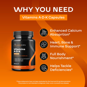 NEXGEN BLENDS Complément Alimentaire ADK Vegan 5000UI D3 K2 MK7 avec dosage
