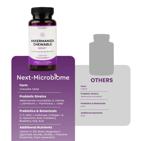 NEXT-MICROBIOME Akkermansia Complément Alimentaire en gros plan