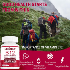 Nextdia B12 Methylcobalamine 180 comprimés sous forme de comprimés sublinguaux