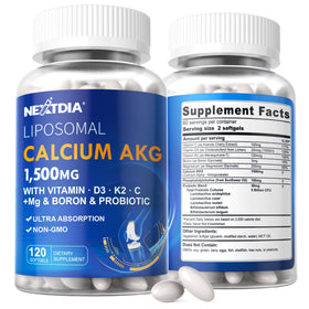 Nextdia Complément Alimentaire Calcium AKG 1500mg boîte avant