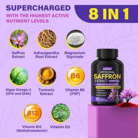 Nextdia Complément Saffron 100 mg gélule avec étiquettes