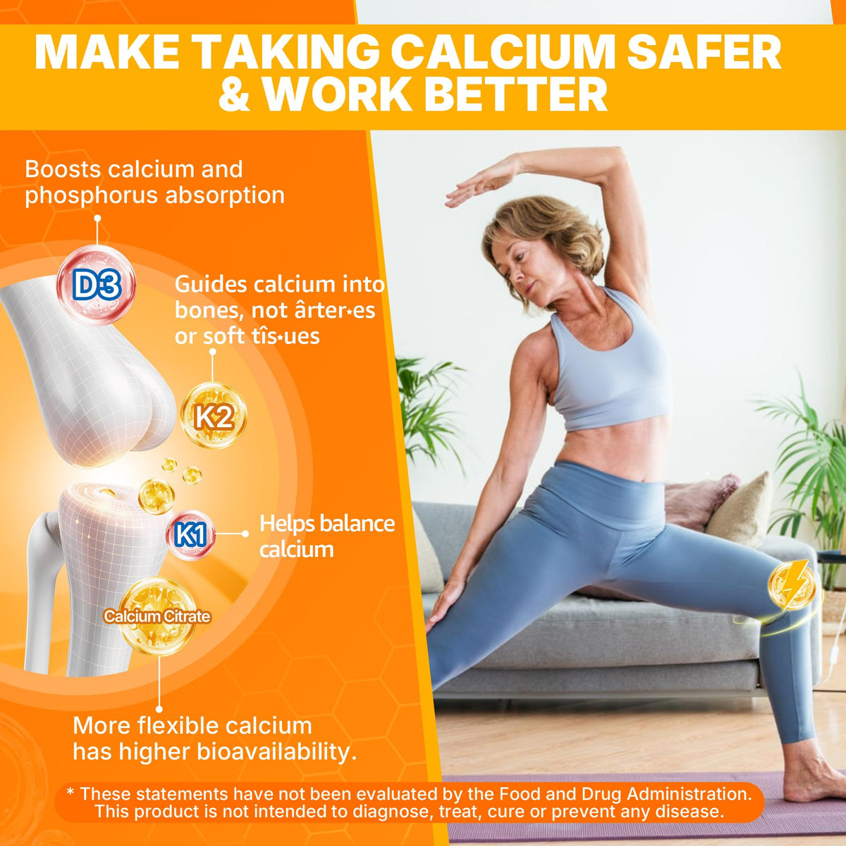 Nextdia D3 20 000 UI gélules de vitamine D3 et K2, gélules sur une cuillère