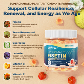 Nextdia Fisetin et Resveratrol, présentation des gommes