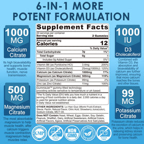 Nextdia Gummies Calcium Citrate 60Ct vue de côté