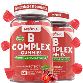Nextdia Gummies Complexe de Vitamines B Methylé 120 unités, vue de face