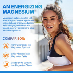 Nextdia Gummies de Magnésium Malate 400mg avec coenzyme Q10