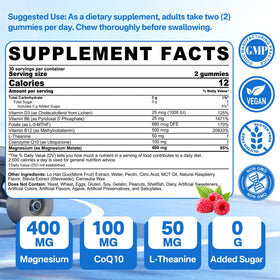 Nextdia Gummies de Magnésium Malate 400mg, emballage